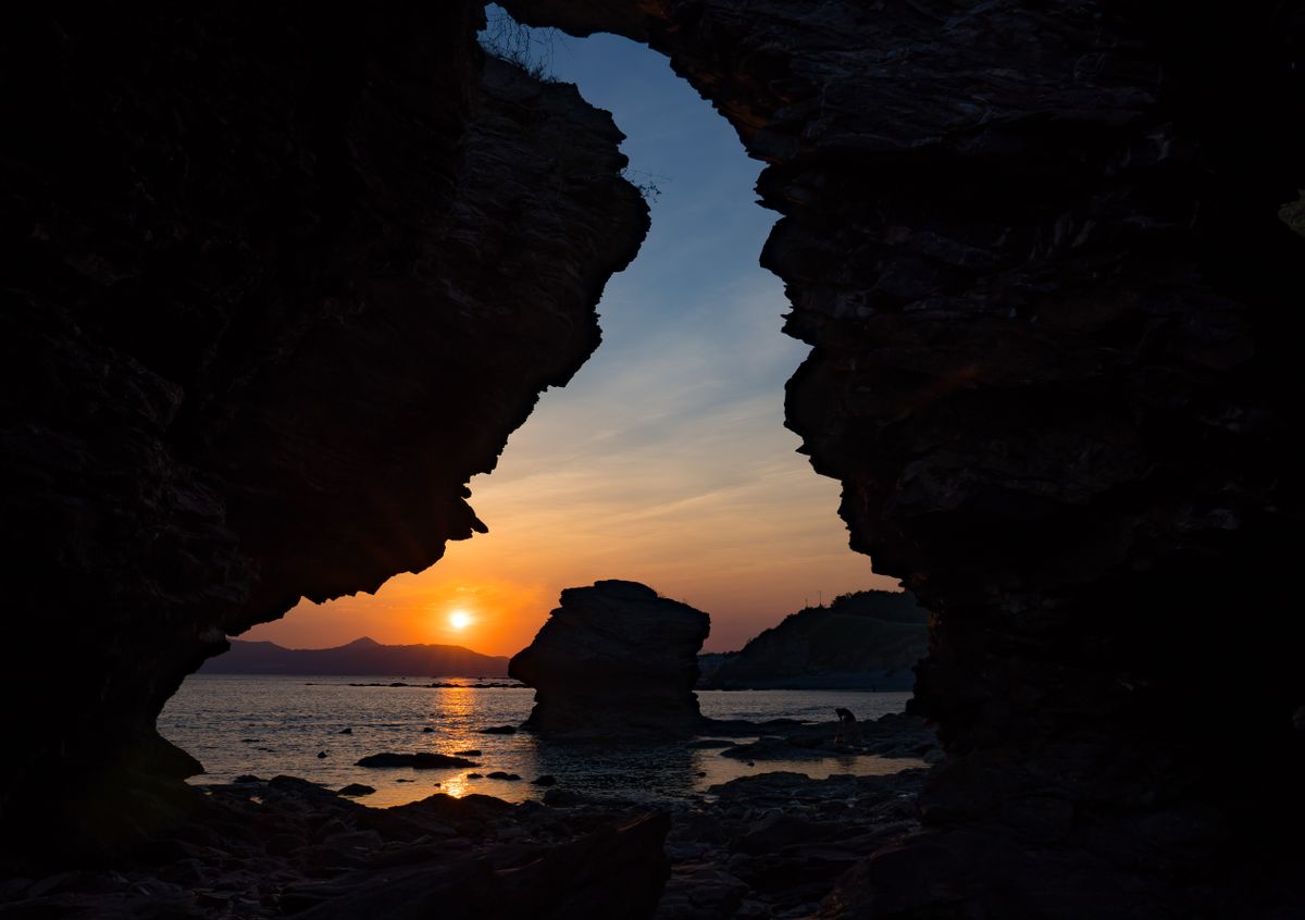 西湾夕照